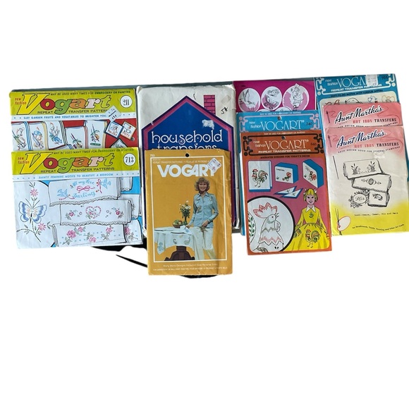Vintage Embroidery Transfer Patterns Collection - Picture 1 of 15